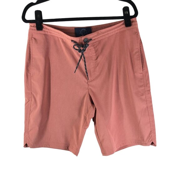 EvenTide Coral Mens Board Shorts With Drawstring & Pocket Size 32 - Picture 1 of 4